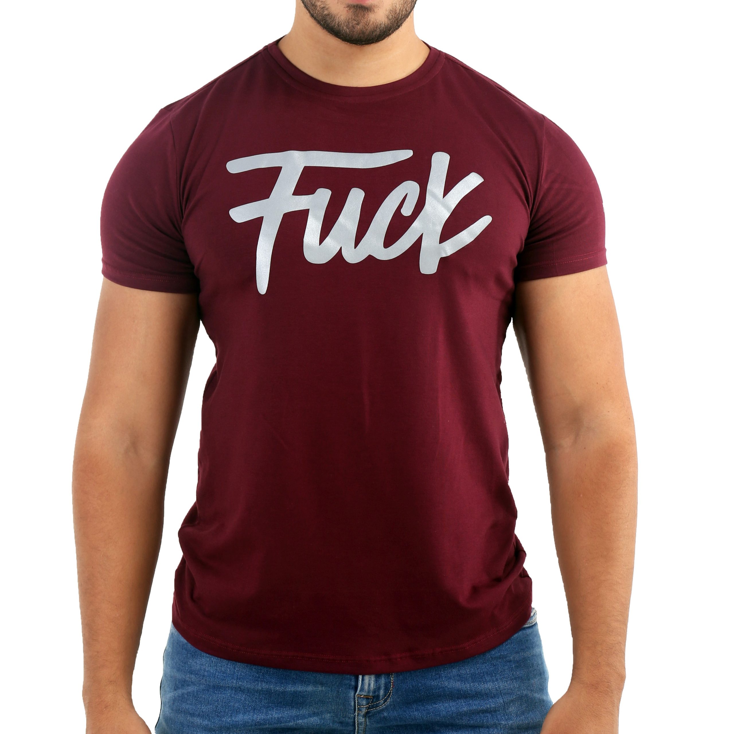 SESTOS T-Shirt – Burgundy (F…ck) | Perseus